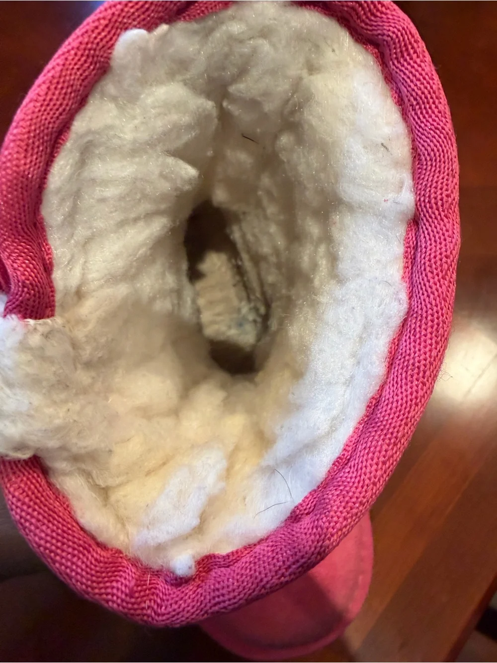 Kids Pink Faux-Shearling Winter Koolaburra by UGG Boots…
